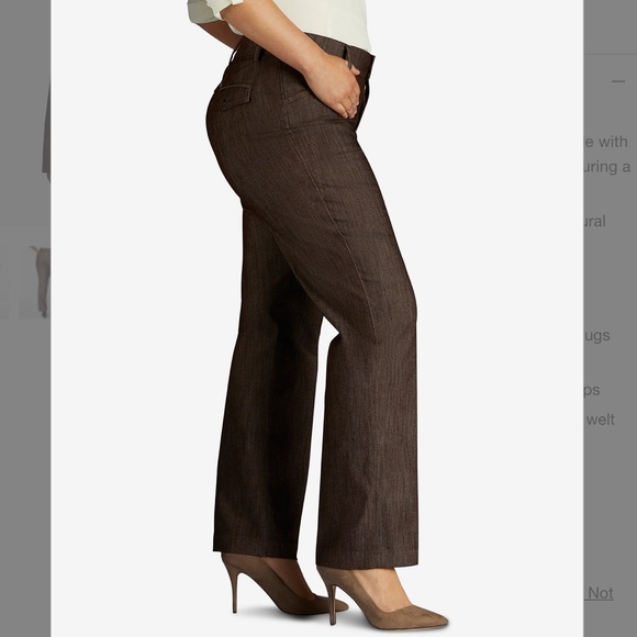 Lee Jeans Lee No Gap Denim Trouser Jeans In Deep Chocolate Poshmark